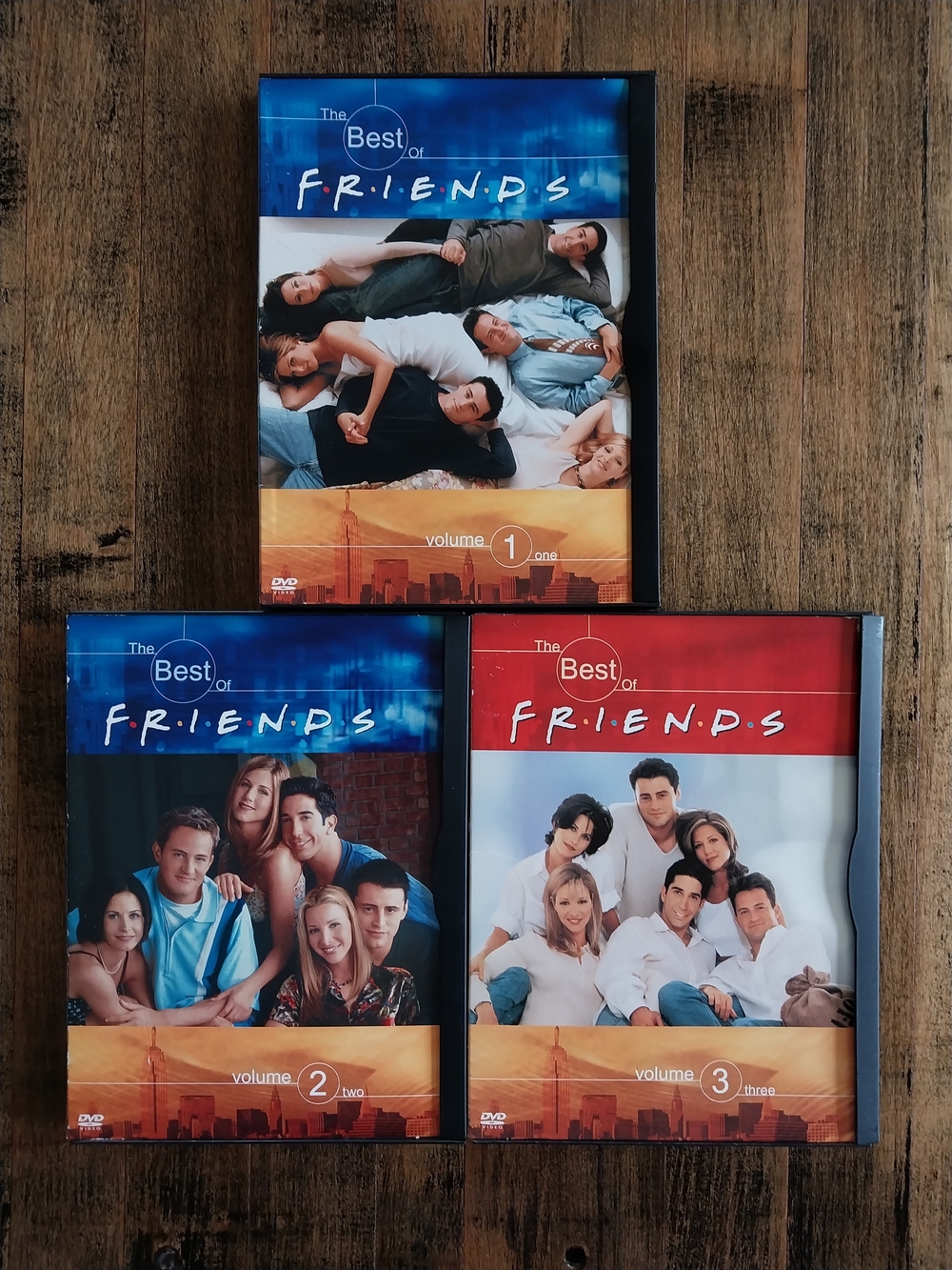 The Best of FRIENDS DVD Box Set Volumes 1-3 - Blue Red Orange Covers